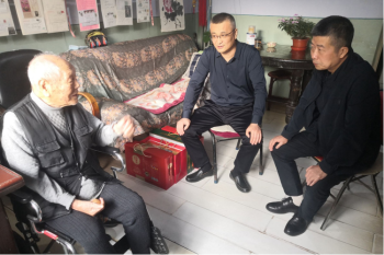 石化院开展国庆节前走访慰问离休老党员、老干部活动